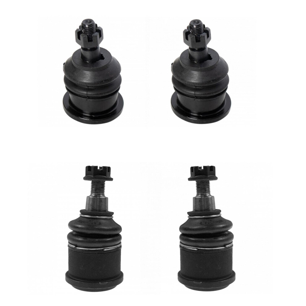 Trq Front Upper & Lower Ball Joint Set Compatible With 20042008 Acura Tsx 20032007 Honda Accord 191213713075