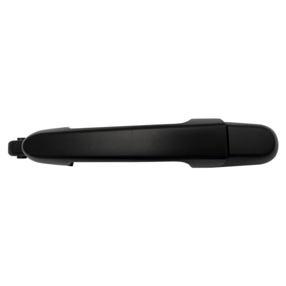 Trq Rear Right Exterior Door Handle Passenger Side Compatible With 20062011 Hyundai Accent Hy1521113 Black 191213498736