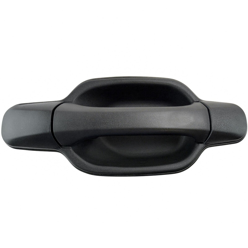 Trq Rear Right Exterior Door Handle Passenger Side Compatible With 20042012 Chevrolet Colorado Gmc Canyon Black 191213491652