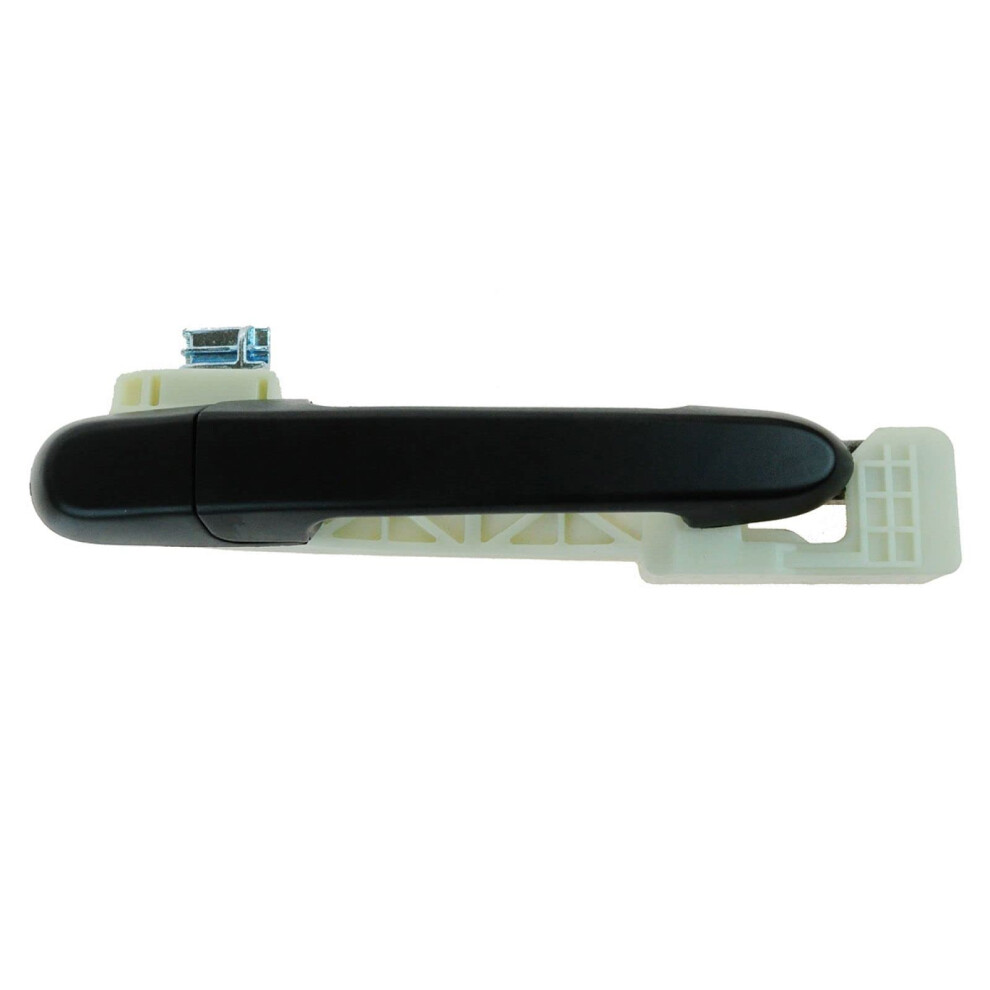 Trq Rear Right Exterior Door Handle Passenger Side Compatible With 20062011 Hyundai Accent Hy1521114 Black 191213490242