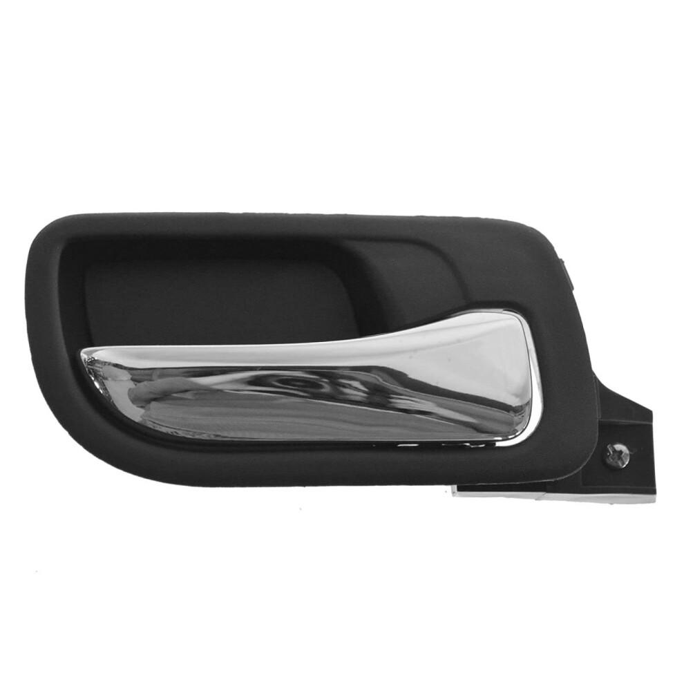 Trq Rear Right Interior Door Handle Passenger Side Compatible With 20032007 Honda Accord Black 191213496145