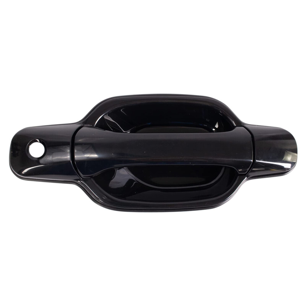 Trq Front Right Exterior Door Handle Passenger Side Compatible With 20042011 Chevrolet Colorado Gmc Canyon Black 191213498675