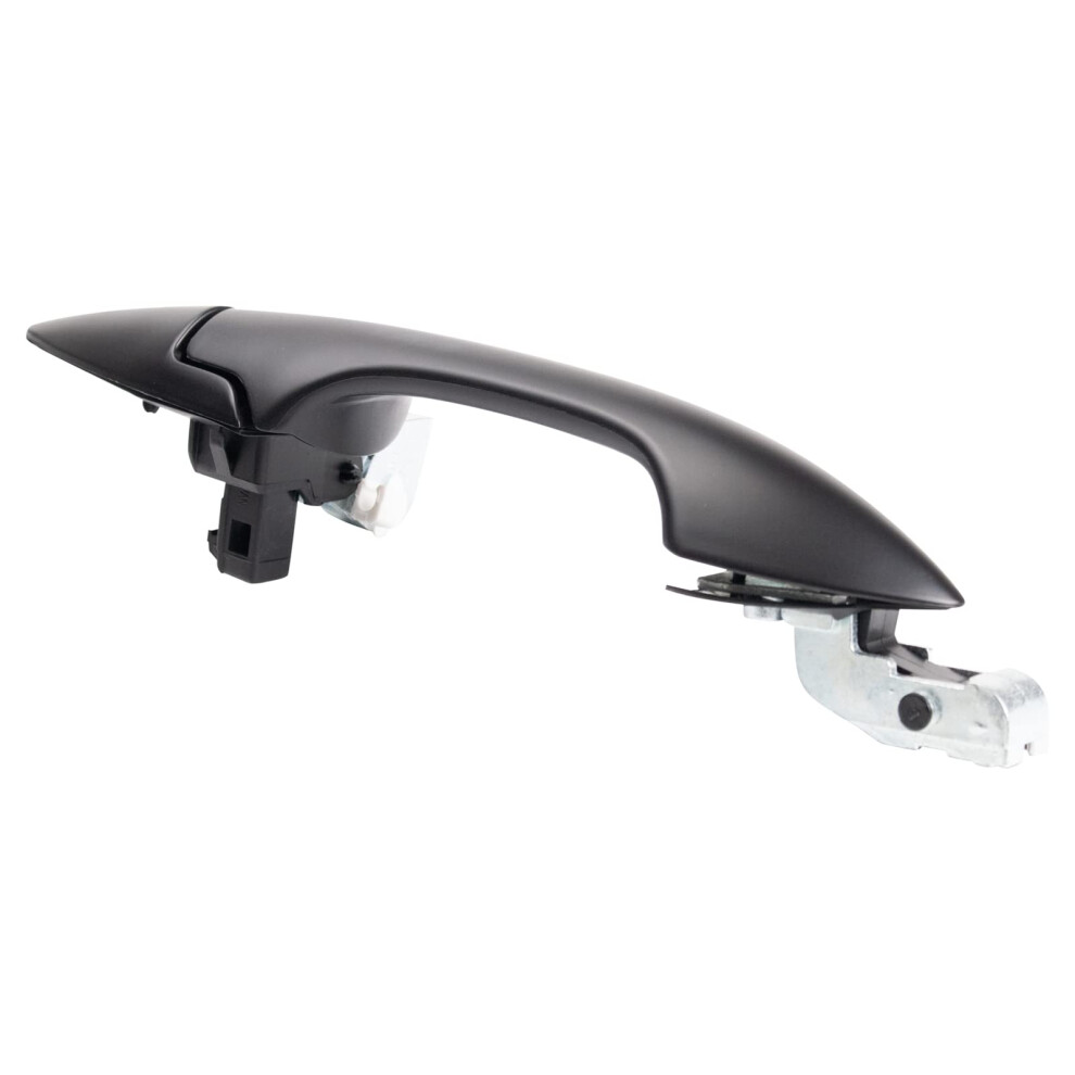 Trq Rear Right Exterior Door Handle Passenger Side Compatible With 20052010 Honda Odyssey Black 191213487877