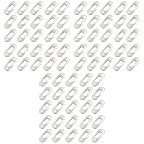 75 Pcs Picture Frame Hooks Durable Hooks Silver Picture Frame Hanger 2