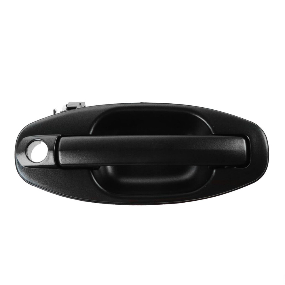 Trq Front Right Exterior Door Handle Passenger Side Compatible With 20012006 Hyundai Santa Fe Hy1311110 Black 191213489420