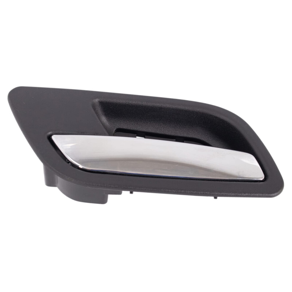 Trq Rear Left Interior Door Handle Chrome & Ebony Drivers Side Compatible With 20072013 Cadillac Escalade Escalade Esv Escalade Ext 191213495360