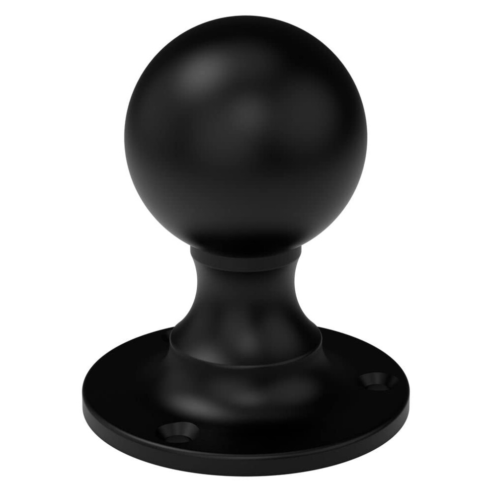 National Hardware N166-002 Deco Knob Pull 2.87"""" Black 886780029413