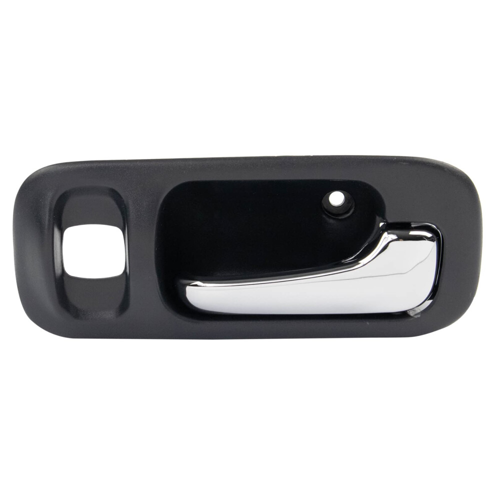 Trq Passenger Side Interior Door Handle Chrome & Compatible With 19972001 Honda Crv Dark/Gray 191213684436