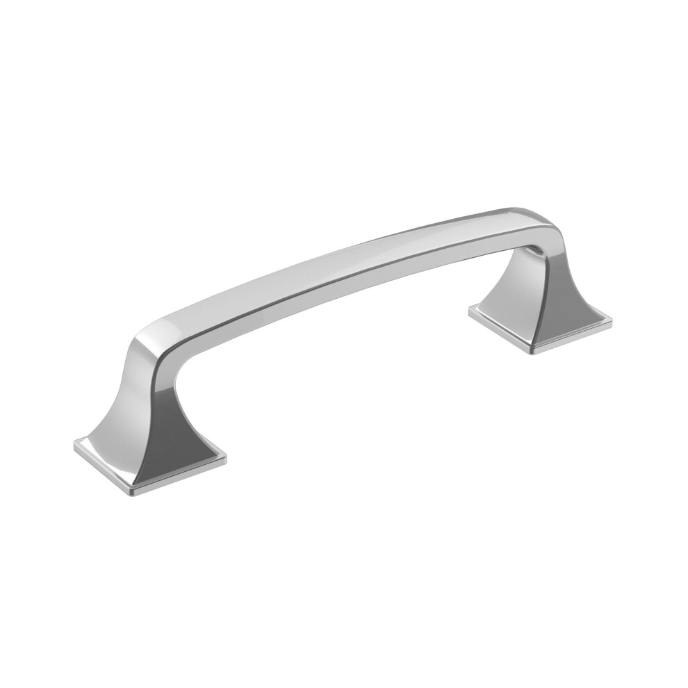 Photos - Other for Repair Amerock | Cabinet Pull | Polished Chrome | 3-3/4 inch Center-to-Center | Ville | 1 Pack | Drawer Pull | Cabinet Hand(96 mm)