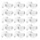 100Pcs Clear Round Plastic Capsules for Vending Machine Toy Storage 3
