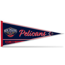 Rico Industries NBA Basketball New Orleans Pelicans Classic 12" x 30" Vilt Wanddecoratie