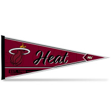 Rico Industries NBA Basketball Miami Heat Classic 12" x 30" Vilt Wanddecoratie