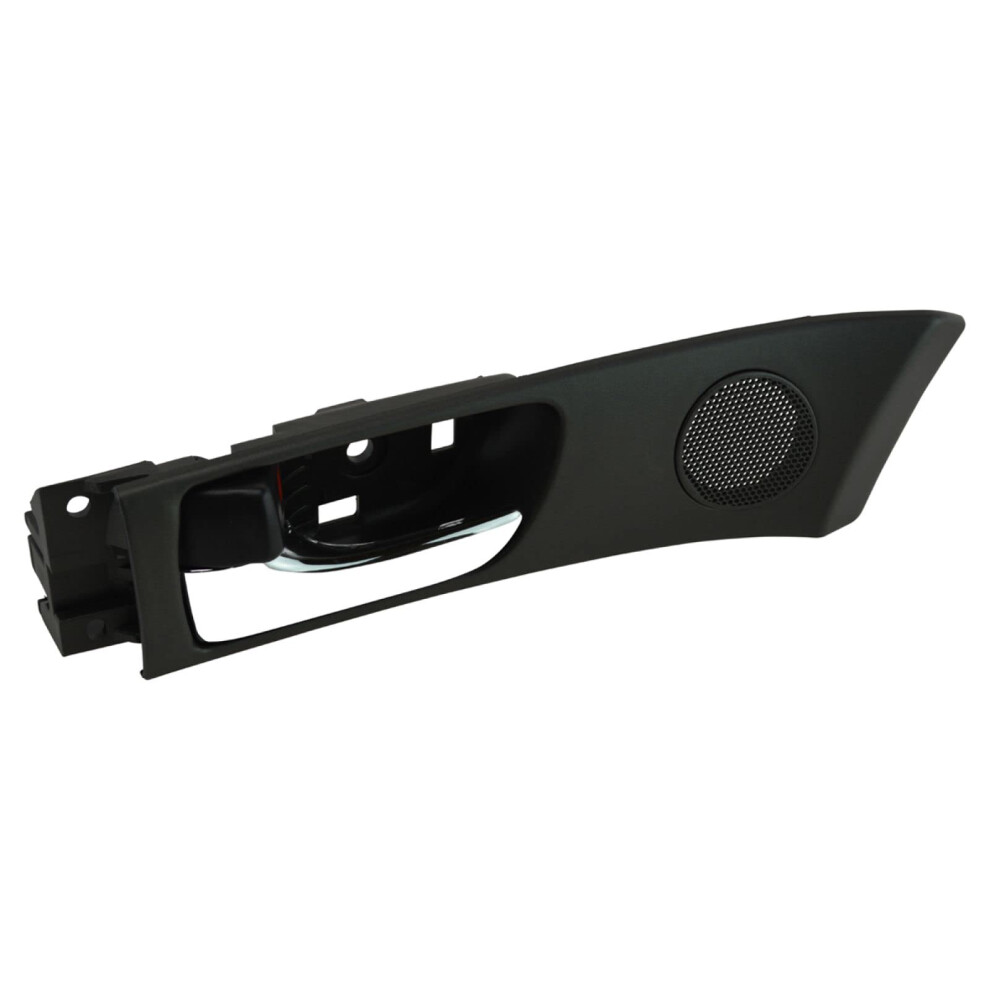 Trq Front Left Interior Door Handle Chrome & Drivers Side Compatible With 20022003 Lexus Es300 20042006 Es330 Black 191213498088