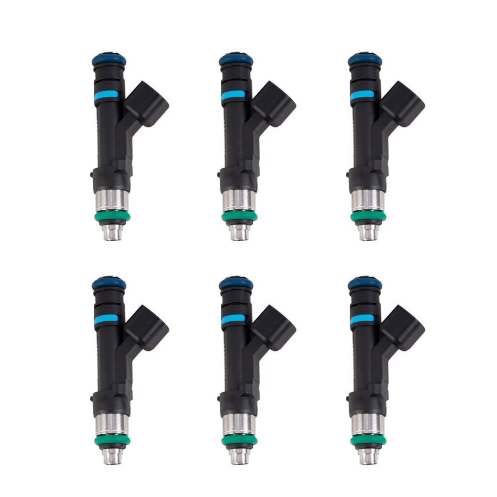 Trq Fuel Injector Set Of 6 Kit Compatible With Dodge Jeep Ram Mitsubishi Pickup 3.7L 195591603287