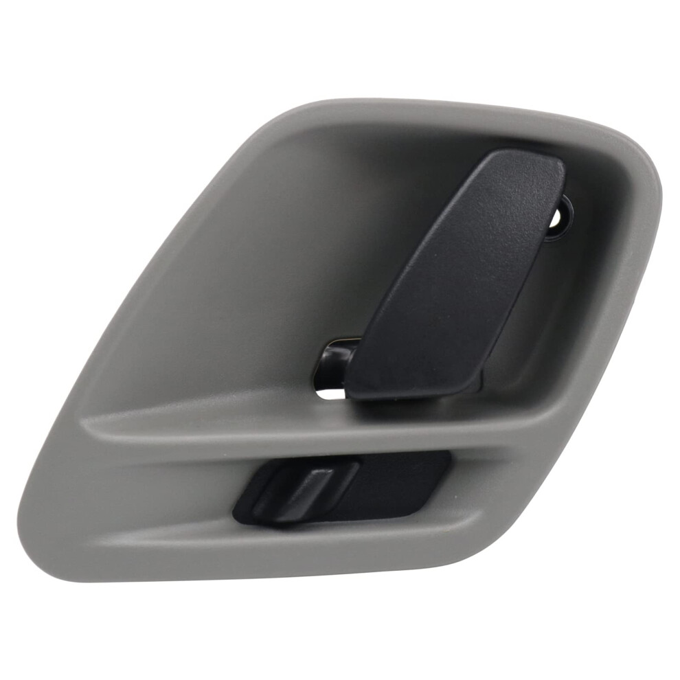 Trq Driver Side Interior Door Handle Housing With Lever Compatible With 19992004 Jeep Grand Cherokee Gray/Black 195591319935