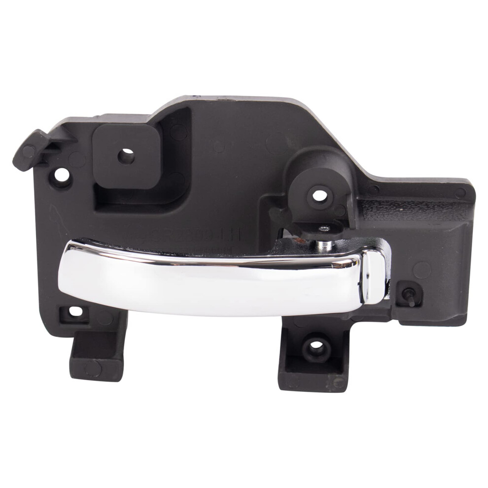 Trq Front Left Interior Door Handle Chrome Drivers Side Compatible With 20092017 Jeep Compass Patriot 195591318037