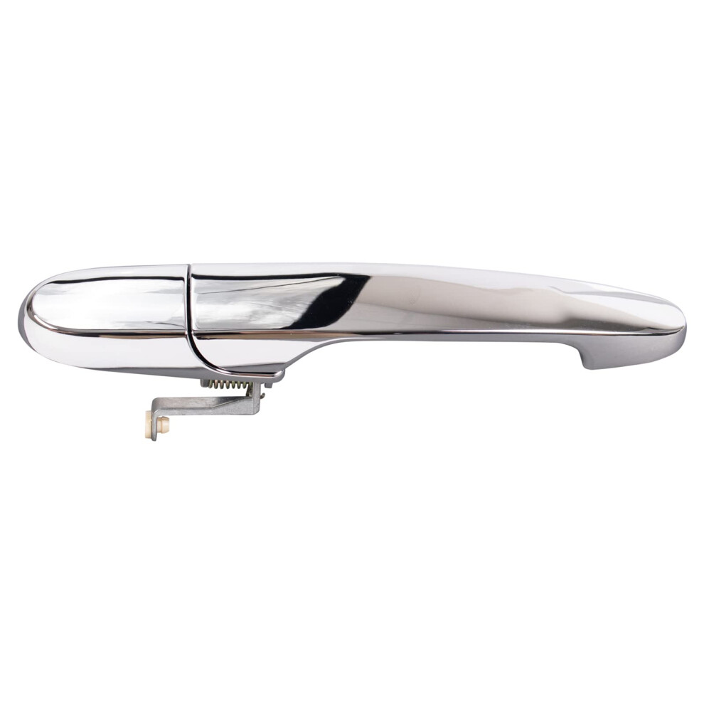 Trq Rear Left Exterior Door Handle Chrome Drivers Side Compatible With 20062011 Buick Lucerne 195591317467