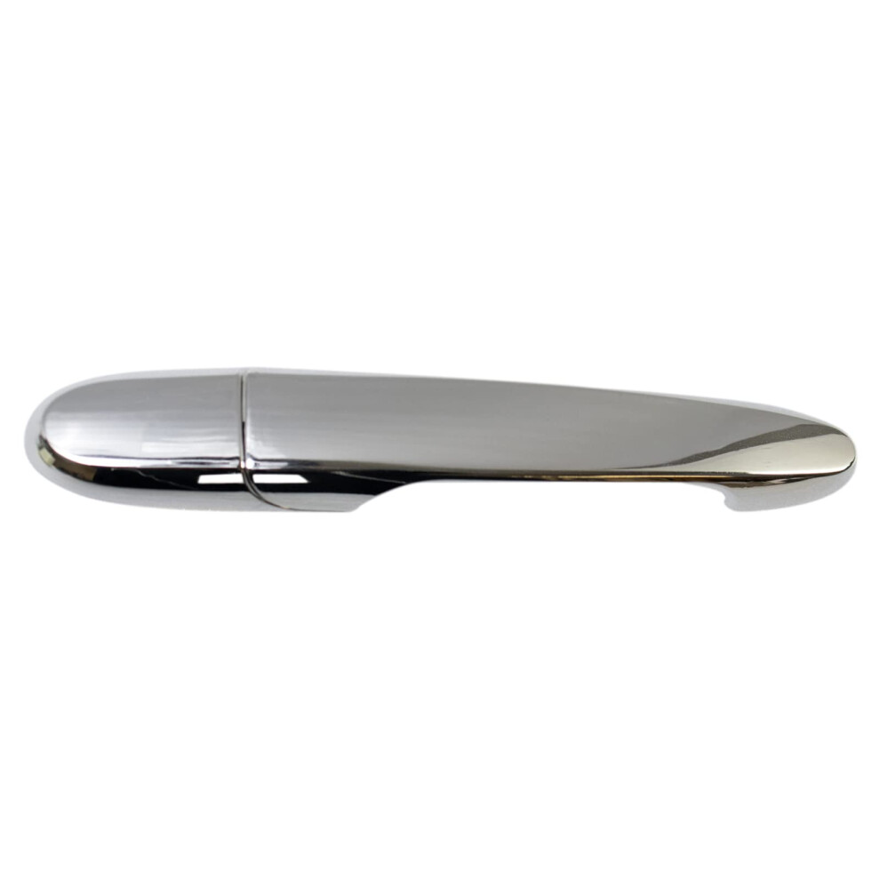 Trq Rear Right Exterior Door Handle Chrome Passenger Side Compatible With 20062011 Buick Lucerne 195591317450