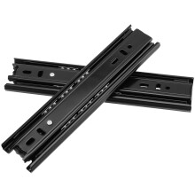 MOUYAT 8 PZ Guide per cassetti ad estrazione totale da 8 pollici Guide telescopiche per cassetti con cuscinetti a sfera con viti di montaggio Gui
