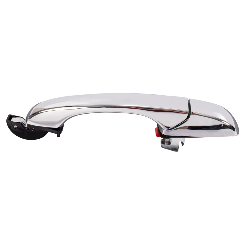Trq Rear Left Exterior Door Handle Chrome Drivers Side Compatible With 20112017 Dodge Durango Jeep Grand Cherokee 195591313926