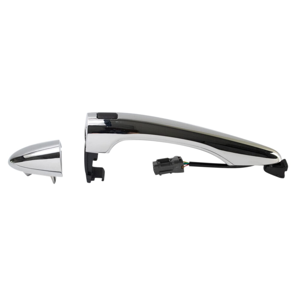 Trq Front Right Exterior Door Handle Chrome Passenger Side Compatible With 20112016 Kia Sportage 195591307703