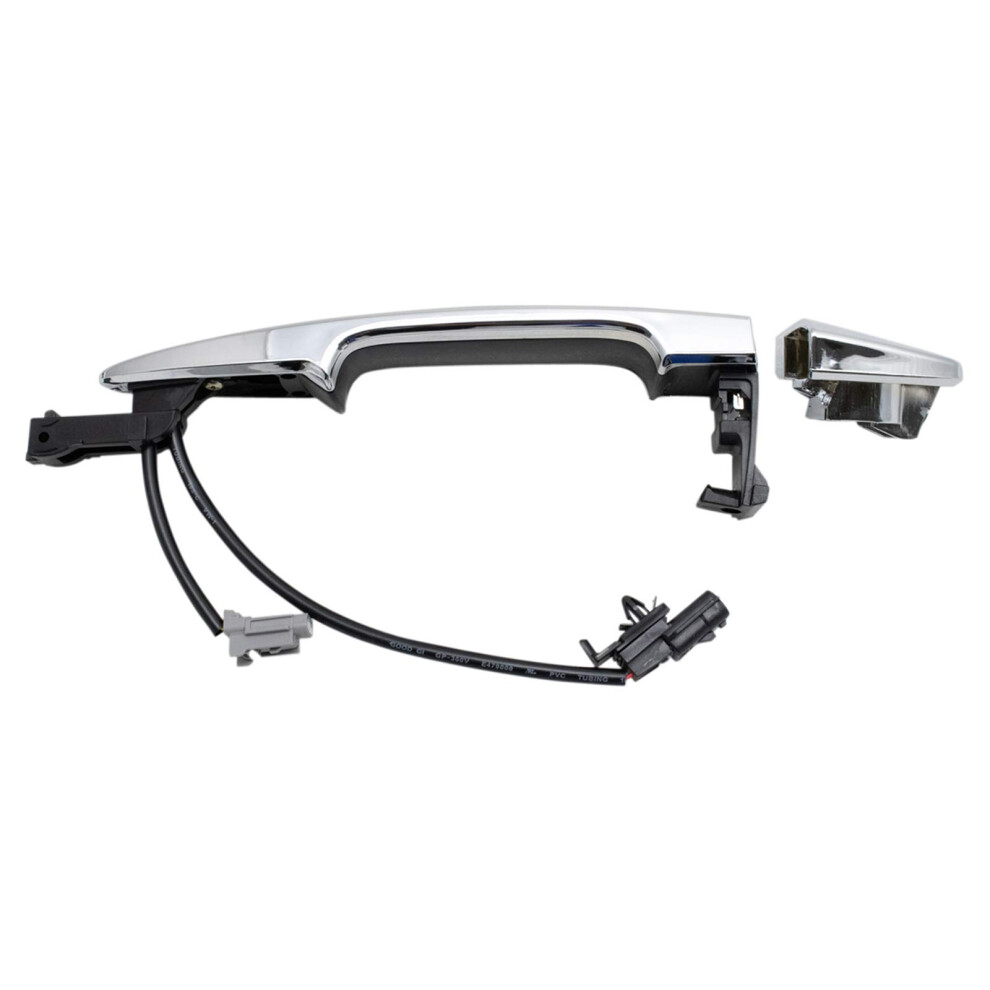 Trq Front Right Exterior Door Handle Chrome Passenger Side Compatible With 20112013 Nissan Leaf 20092014 Maxima Murano 20132015 Sentra 191213492086