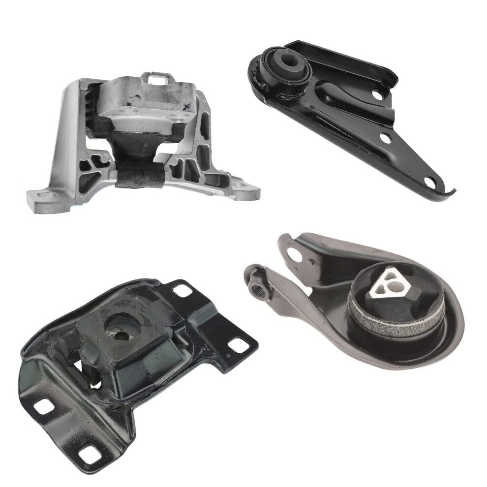 Trq Engine & Transmission Mount Kit Compatible With 20042009 Mazda 3 191213711033