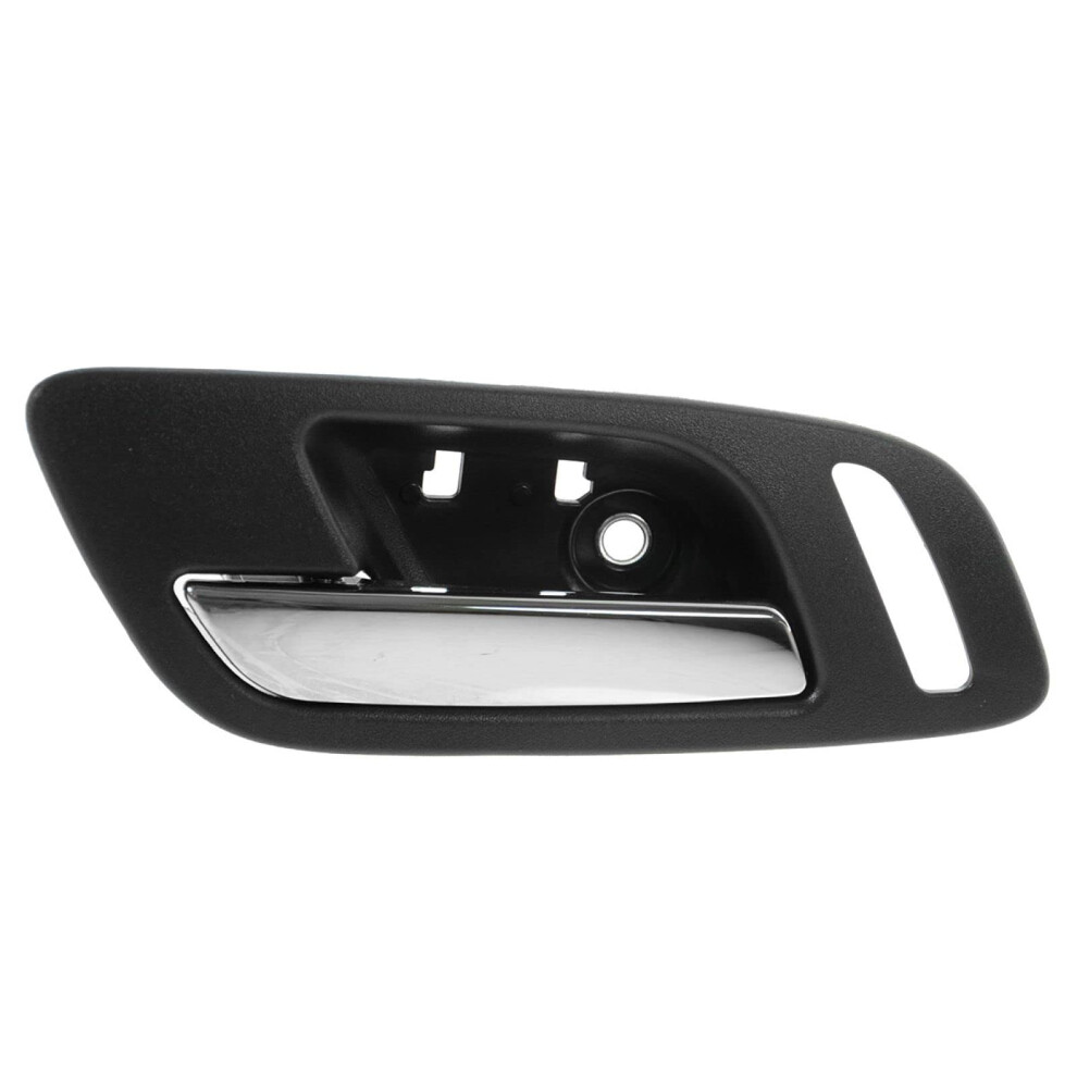 Trq Front Left Interior Door Handle Chrome & Ebony Drivers Side Compatible With 20072013 Cadillac Escalade Escalade Esv Escalade Ext 191213495346
