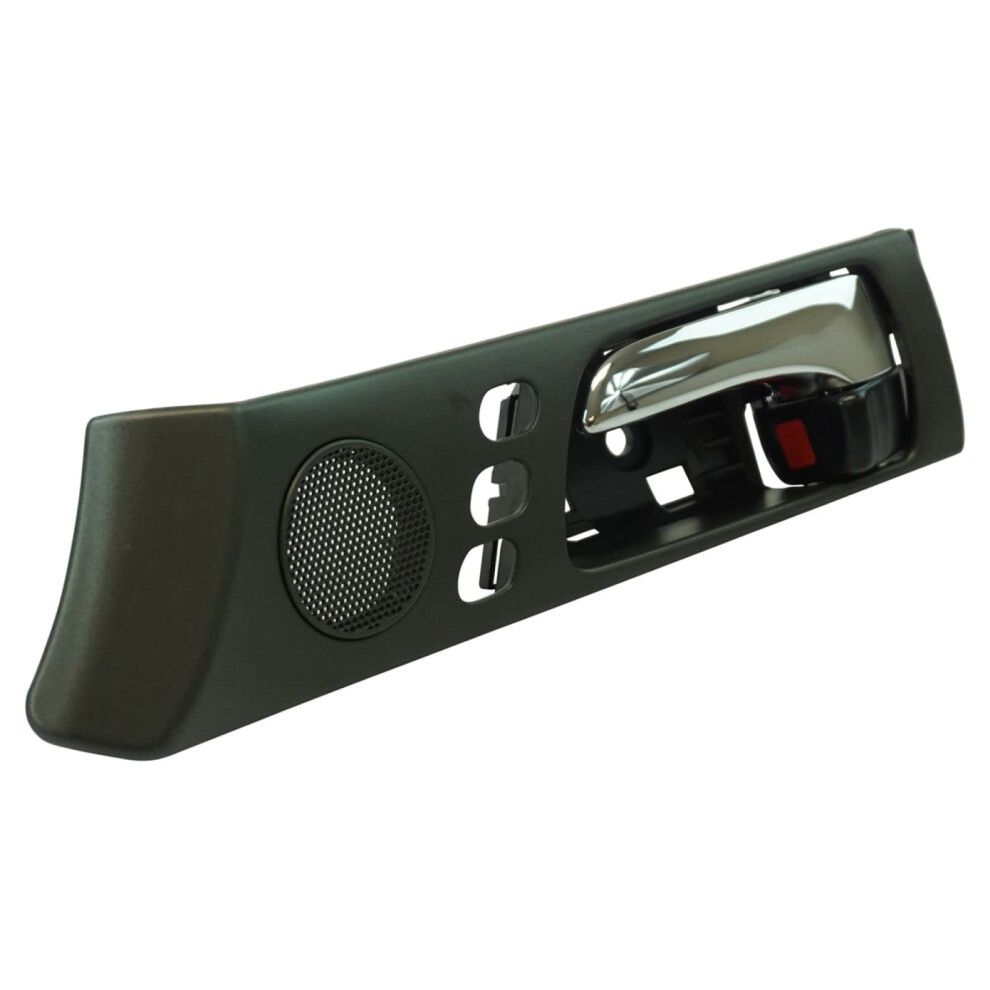 Trq Front Left Interior Door Handle Chrome & Drivers Side Compatible With 20022003 Lexus Es300 20042006 Es330 Black 191213498095