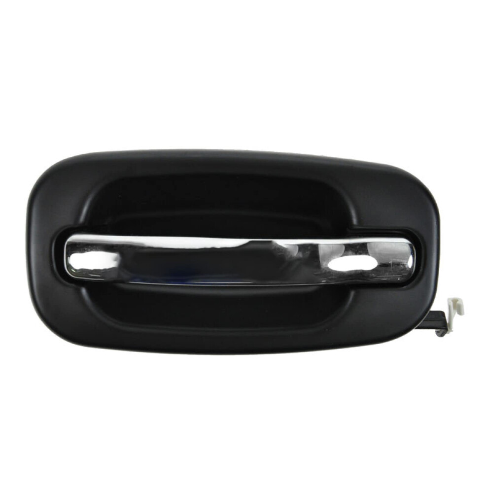 Trq Chromeblack Door Handle Right Rh Rear Exterior For Silverado Pickup Truck 191213486429