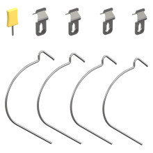 National Hardware N900-009 Kit ohne Werkzeug, Trockenbau-Bild, zum Aufhngen mit J-Haken fr geringe Schden, 1 Stck (1 Stck), verzinkt