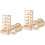 4 Pcs Feeders For Bunny Containers Rabbit Feeding Containers 4