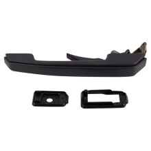 TRQ Door Handle Outside Black Front or Rear LH Left Driver Side for Volvo