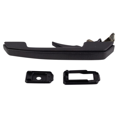 TRQ Door Handle Outside Black Front or Rear LH Left Driver Side for Volvo