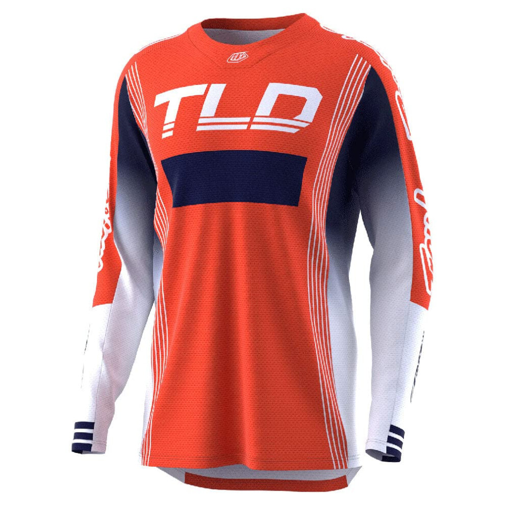 Troy Lee Designs Offroad Motocross Dirt Bike Atv Motorcycle Powersports Racing Jersey Shirt For Men Gp Air Rhythm Md Orange 887202398773