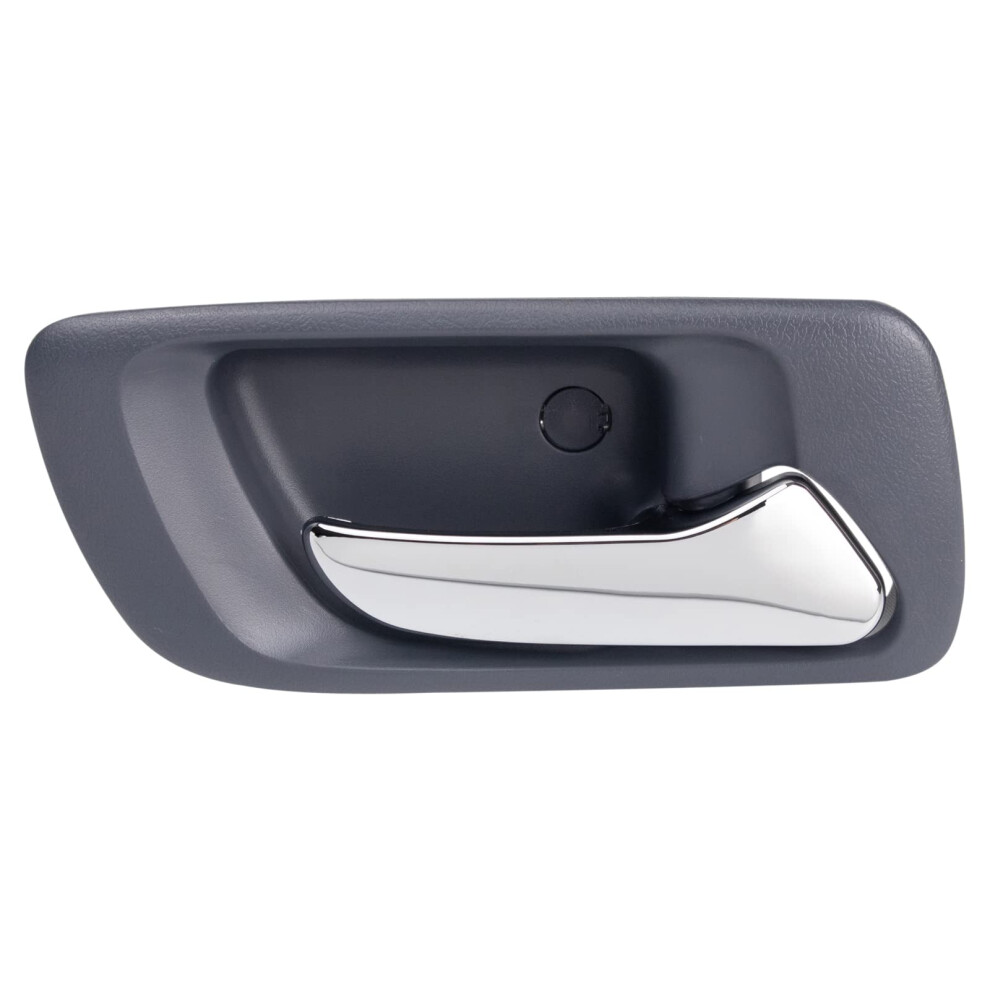 Trq Rear Right Interior Door Handle Housing With Chrome Lever Passenger Side Compatible With 19982002 Honda Accord Blue 195591466141