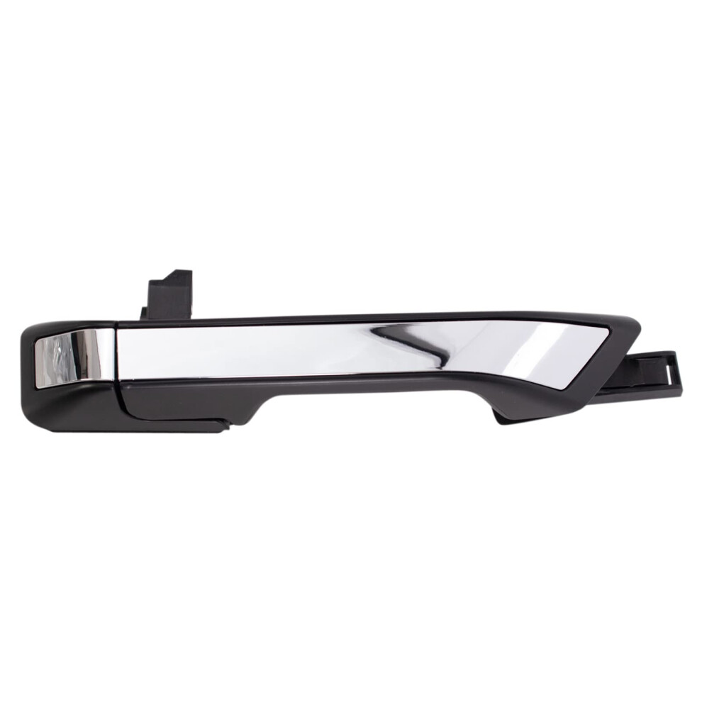 Trq Front Right Exterior Door Handle Chrome & Passenger Side Compatible With 20112017 Honda Odyssey Black 195591465403