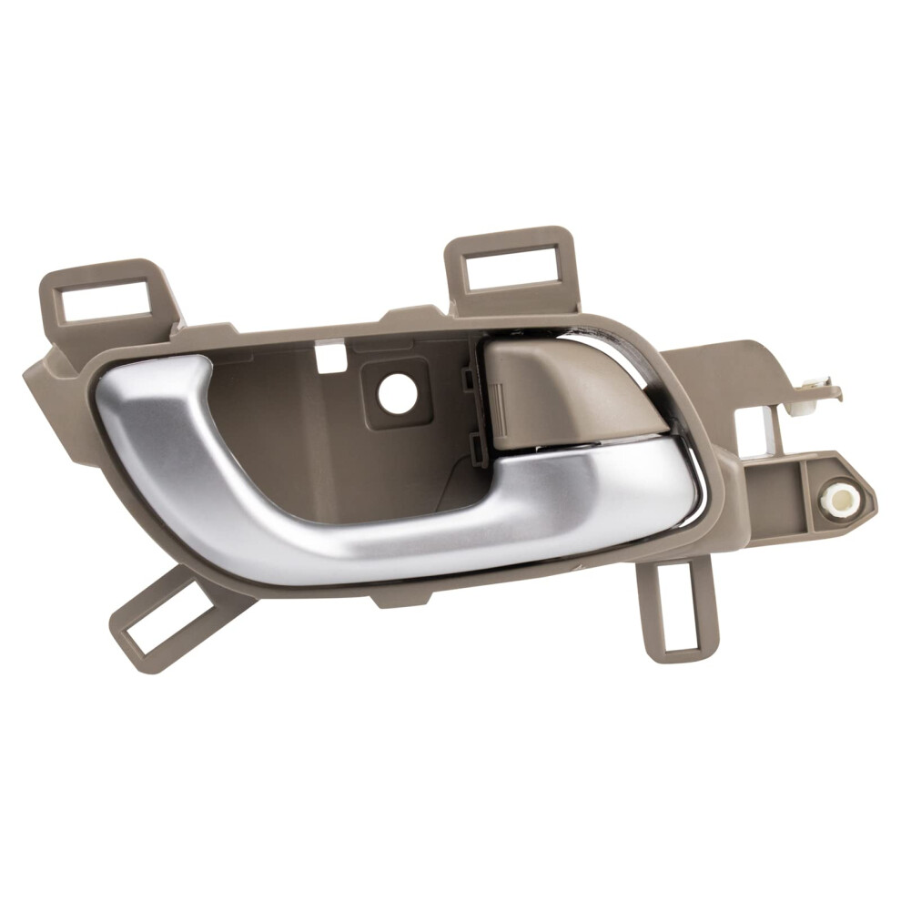 Trq Passenger Side Interior Door Handle Housing With Lever Compatible With 20122015 Honda Civic Beige/Silver 195591465915