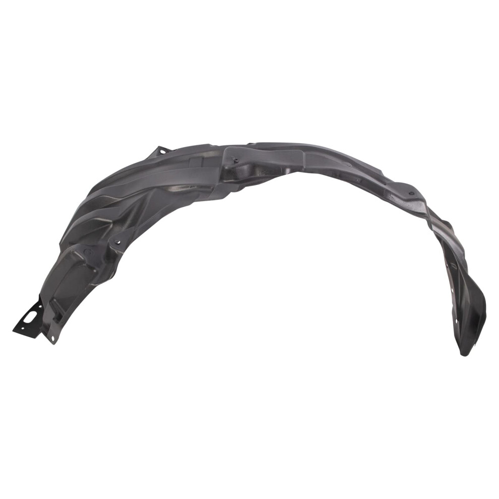 Trq Right Inner Fender Liner Passenger Side Compatible With 20112019 Mitsubishi Outlander Sport Mi1249126 Mi1249127 Black 195591045483