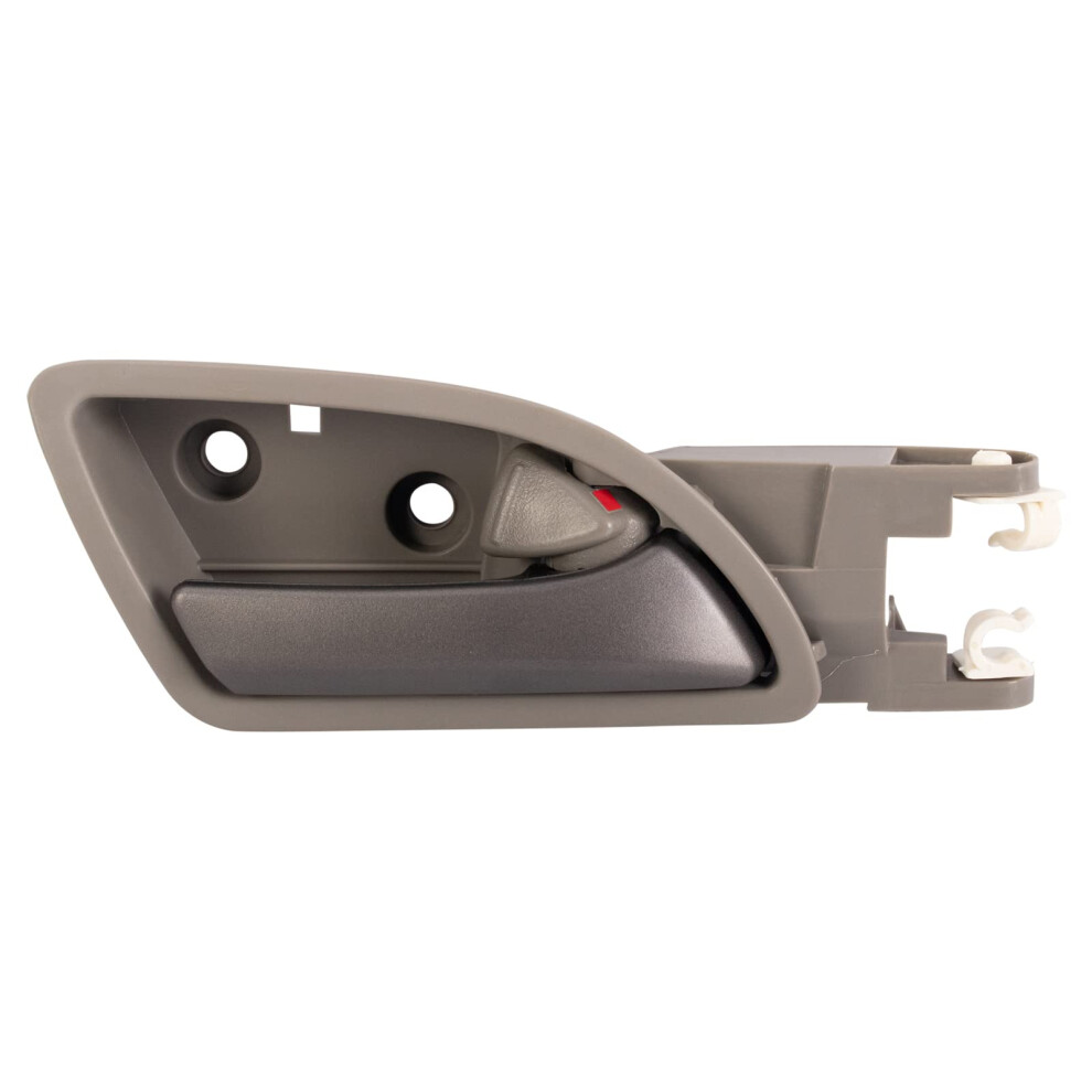 Trq Front Right Interior Door Handle Housing With Chrome Lever Passenger Side Compatible With 20112017 Honda Odyssey Gray 195591466233