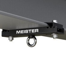 Meister Support de suspension pince pour sacs lourds de boxe et MMA, sangles de suspension et fixations de plafond, noir 5,5 7,5
