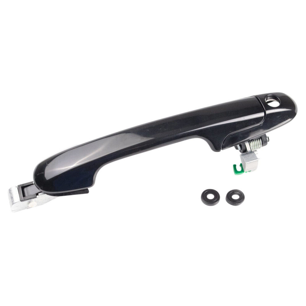 Trq Front Right Exterior Door Handle Passenger Side Compatible With 20032007 Honda Accord Black 195591465366