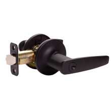 Design House 779157 Delavan Levier de porte d'entre cl Noir mat