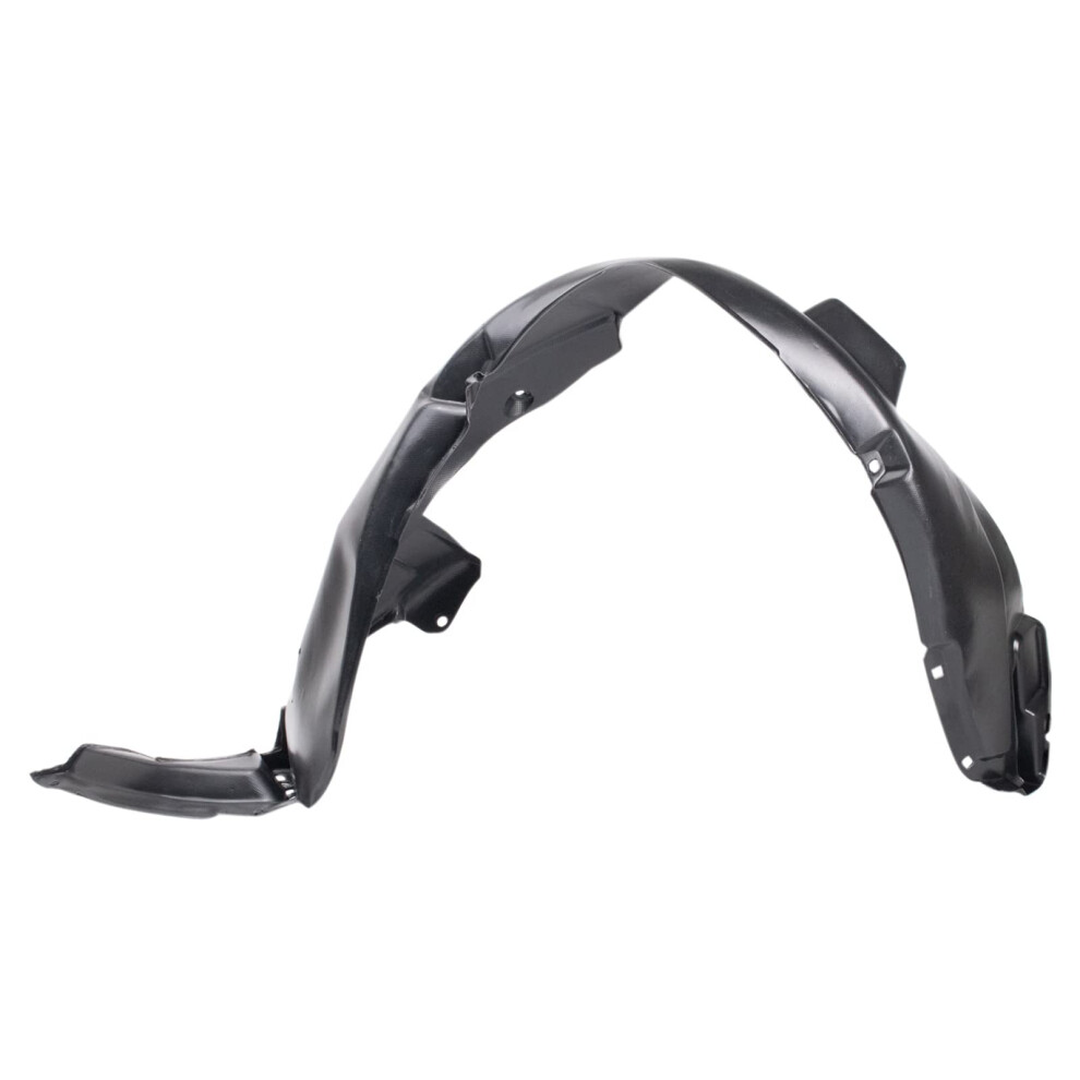 Trq Front Left Inner Fender Liner Drivers Side Compatible With 20102013 Kia Forte Ki1248113 Black 195591045315