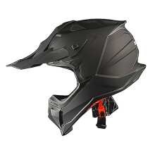 1Storm Motokrosov prilba pro dospel ATV Dirt Bike BMX MX Sjezdov horsk prilba Styl drhy JH601; Matn cern