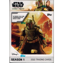 2022 Topps Star Wars The Book Of Boba Fett Staffel 1 Sammelkarten Blaster Box (61 Karten)