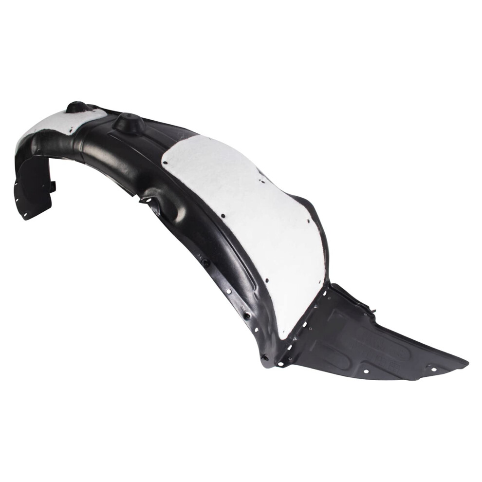 Trq Front Right Inner Fender Liner Passenger Side Compatible With 20142015 Kia Optima Ki1249132 Black 195591096706