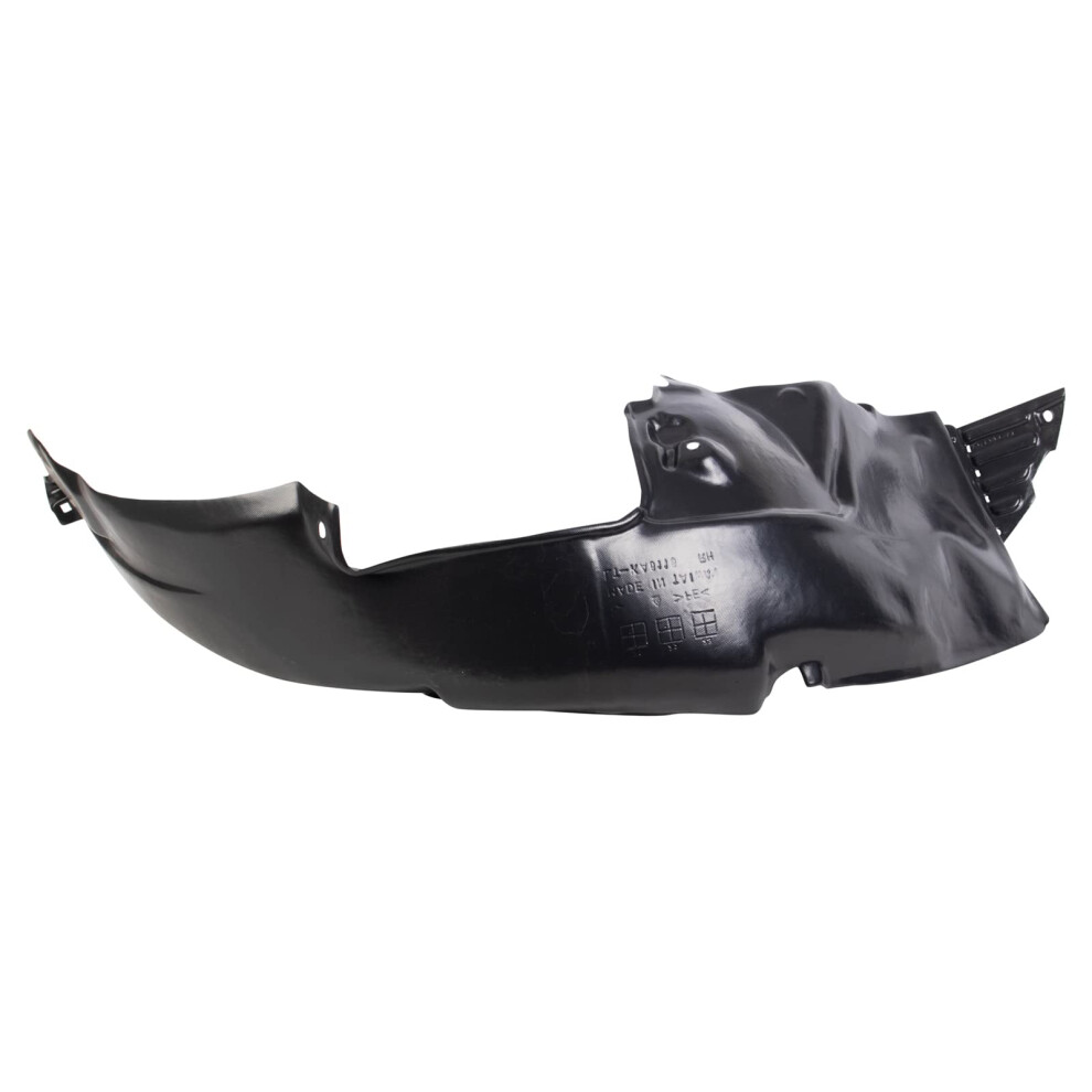 Trq Front Right Inner Fender Liner Passenger Side Compatible With 20122013 Kia Soul Ki1249127 Black 195591096621