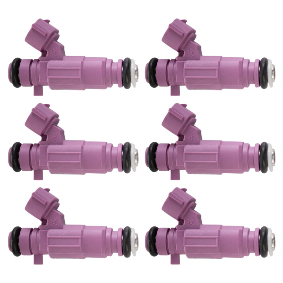 Trq Fuel Injector Set Compatible With 20032006 Hyundai Santa Fe 20022005 Xg350 20042006 Kia Amanti Sedona Sorento 195591607766