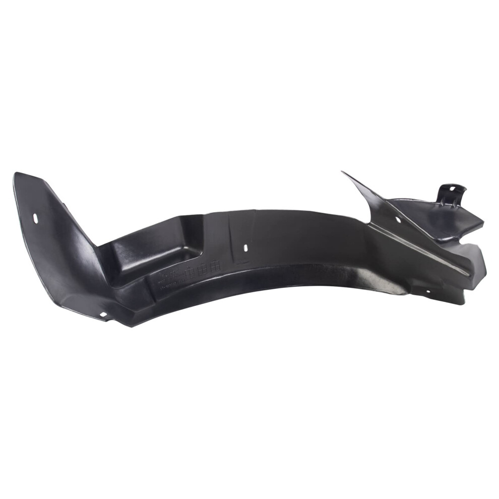 Trq Front Right Rearward Inner Fender Liner Passenger Side Compatible With 20032007 Cadillac Cts Gm1249159 Black 195591079815